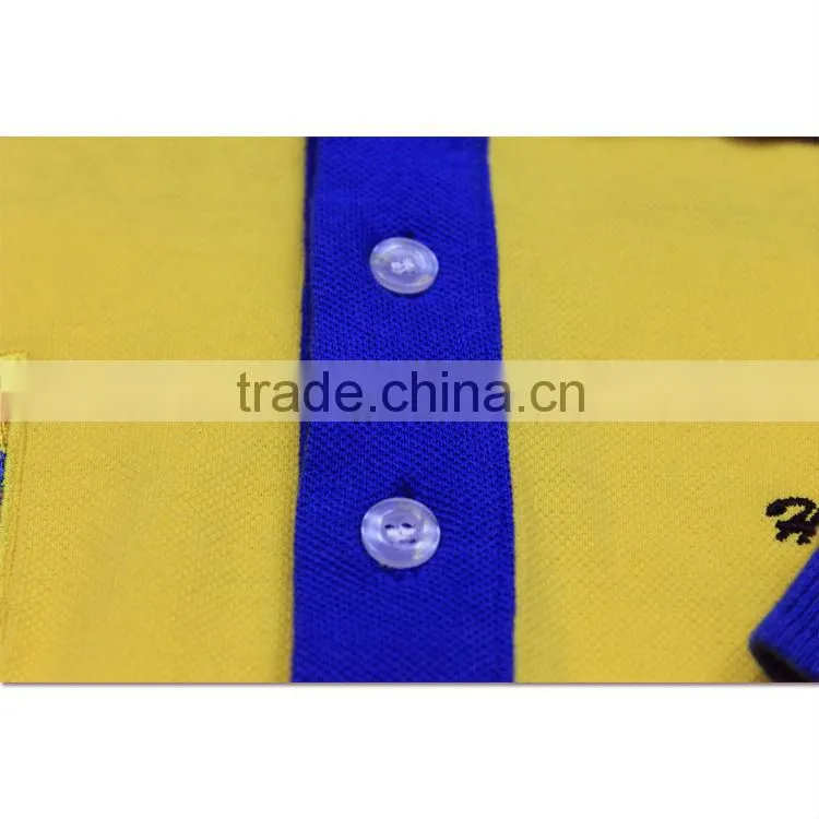 Yellow polo shirt,latest jersey designs,high quality sport t-shirt men's polo shirts