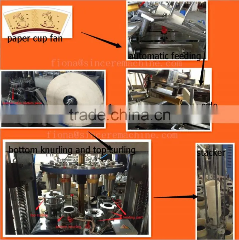 semi automatic 5oz paper cup making machine for 18 years experience
