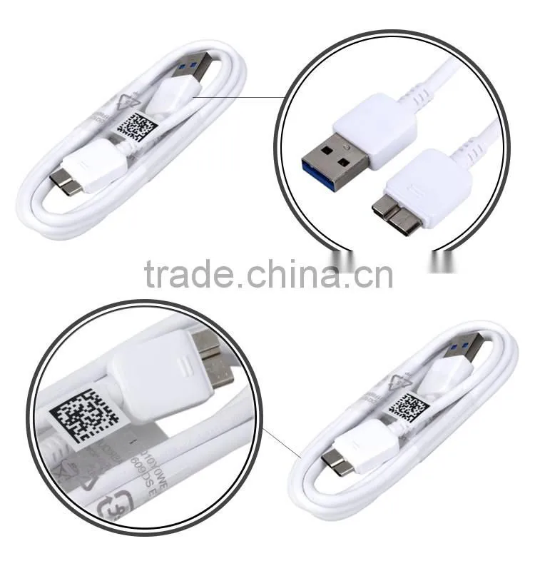 Made in China 100% original white micro usb 3.0 data link cable for samsung