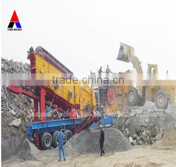 Mobile Portable Stone Crushing Plant with European Standard Manufacturing Shanghai