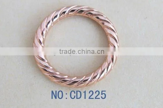 gold plated decorative metal ring