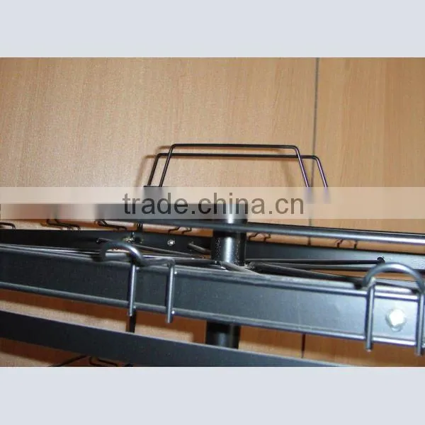 floor metal revolving peg display stand from china factory