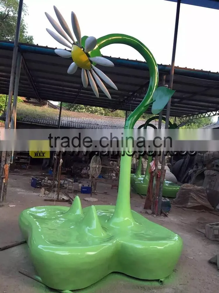 HLT theme park fiberglass bench outdoor