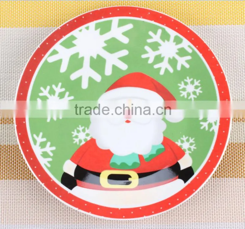 Christmas white porcelain dinner plate ceramic dinnerware plates