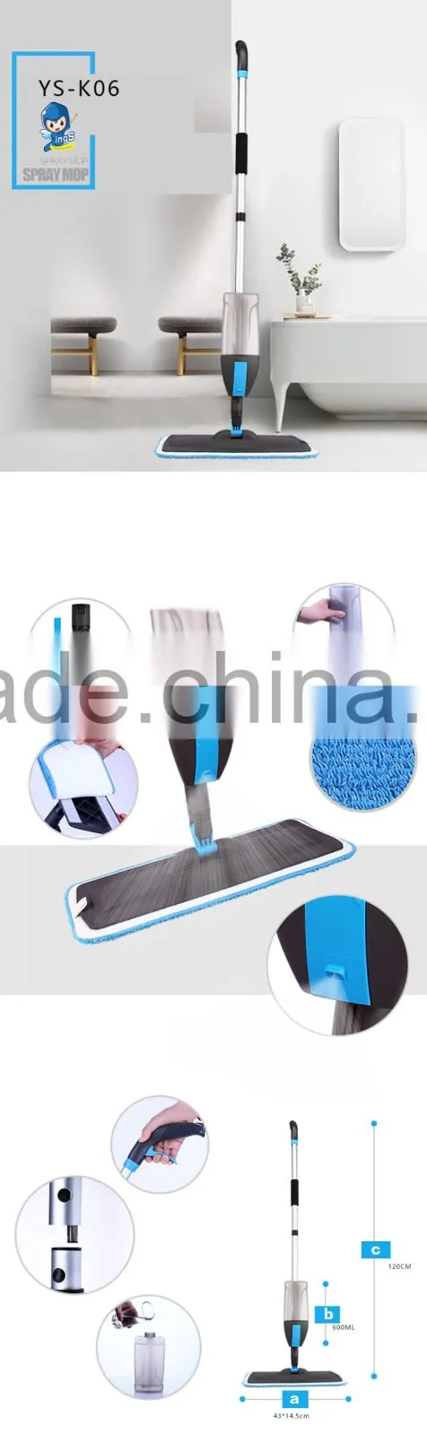 Easy Use Folding Handy Clean Mop