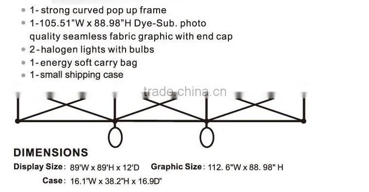 Pipe and drape system