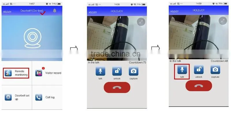 HD 720P Wifi Wireless Video Door Phone Doorbell Intercom With GSM function waterproof IP55 Remote Network Home Building