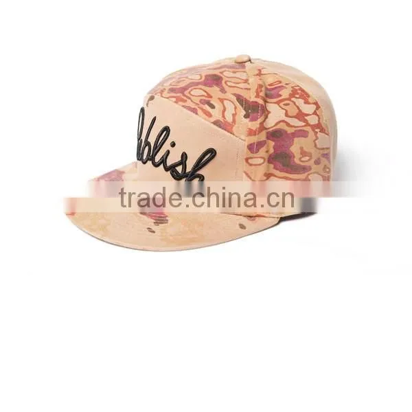 ACRYLIC print and embroideryall size flat cap