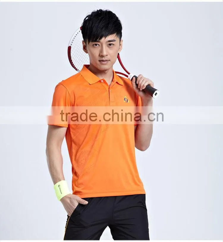 Men Tennis Jerseys in Stock White Blue Colors Tennis Uniforms