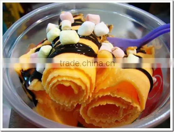 GL-F700 Best Quality Flat Pan Fry Ice Cream Machine