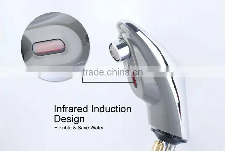 high-end bathroom faucet, deck mounted automatic faucet, sensored faucet