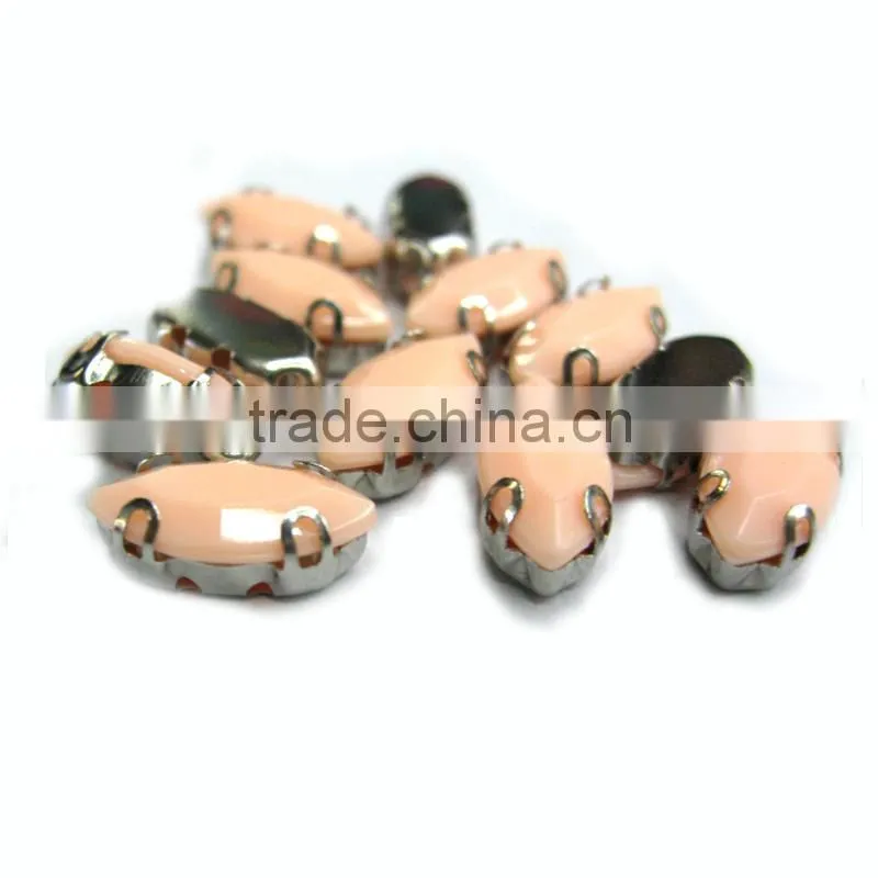 acrylic stone with D cather kuantan matte chunky resin beads DIY garment sewing
