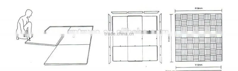 Birch solid flooring,Plastic dance floor,dance Floor platform