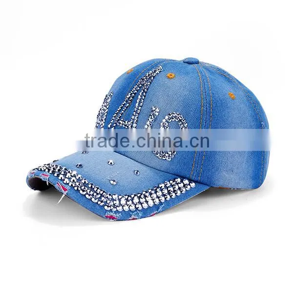 Fashion Design Cheap Denim Baseball Caps