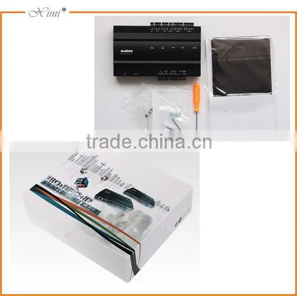 Inbio160 packag A with power supply box 1 door fingerprint and card access controller wiegand connector access control panel
