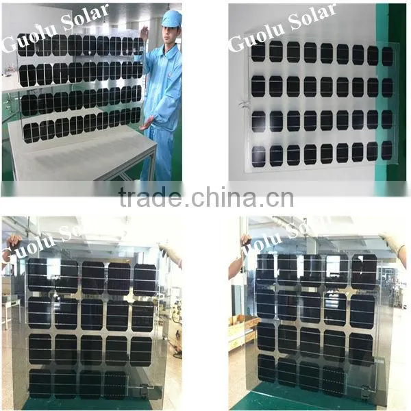 Low MOQ Great Performance BIPV Cheap Solar Panels China CE Certified