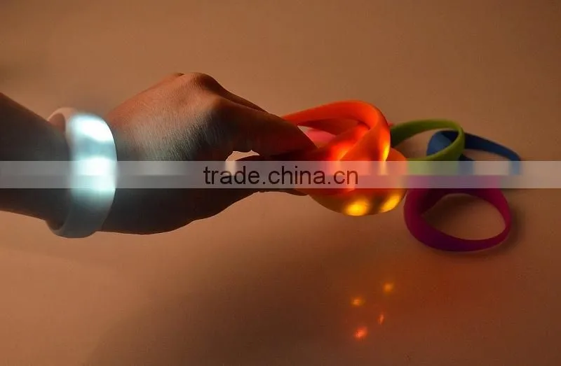 2016 Hot selling new products led kids bracelet,motion activated led bracelet