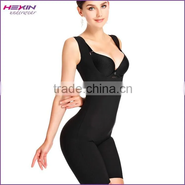 Black Plus Size Bodysuit Ultrathin Slimming Body Shaper For Women