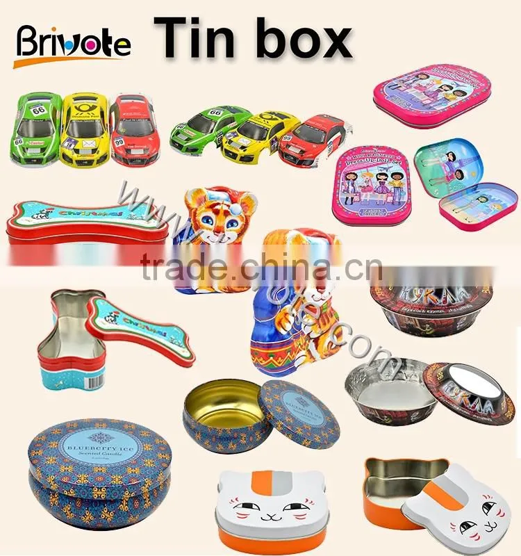 2015 promotion wholesale custom irregular metal box irregular tin box