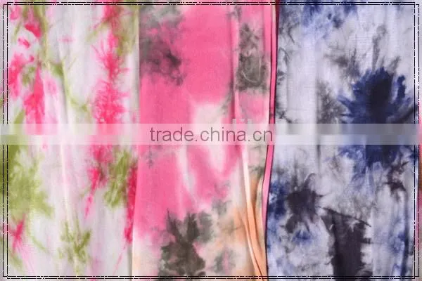 Mulinsen tie dyed 100% viscose ladies fabric