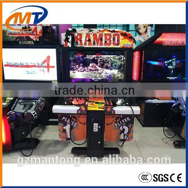 2016 Coin operated game machine shooting simulator,arcade amusement game machine,video electronic game machines for sale