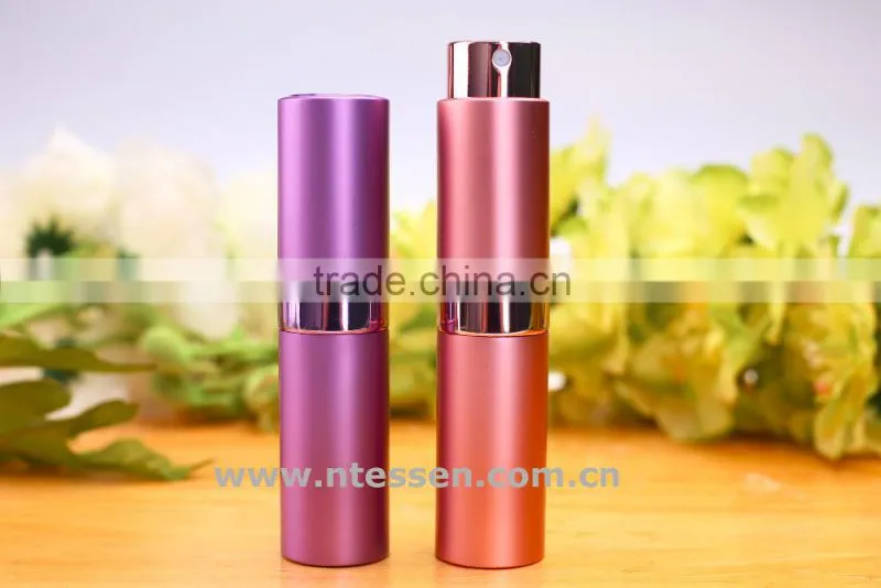 8ml /10ml /15ml Wholesale Leak Proof Aluminium Twist Up Perfume Bottle Travel Stype