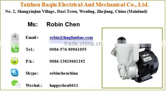 manufacturers New type energy-saving self priming water pump electric machine