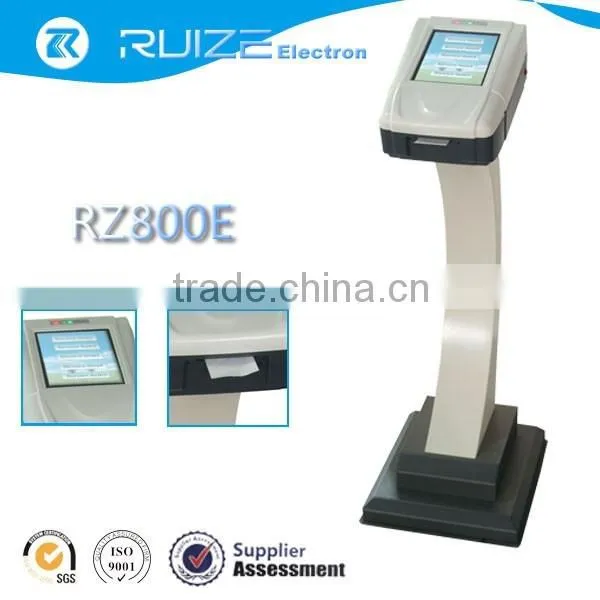 service buttons ticket dispenser kiosk queue management display call system mini touch screen kiosk wireless queue system
