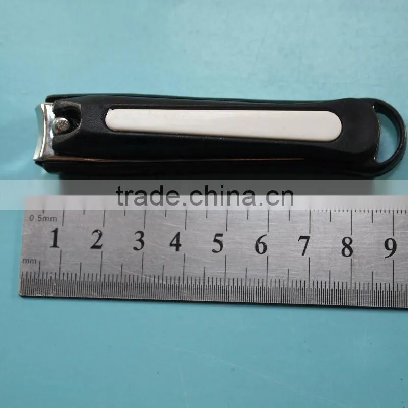 ZJQ-047 Carbon steel with plastic cover finger nail cutter with file
