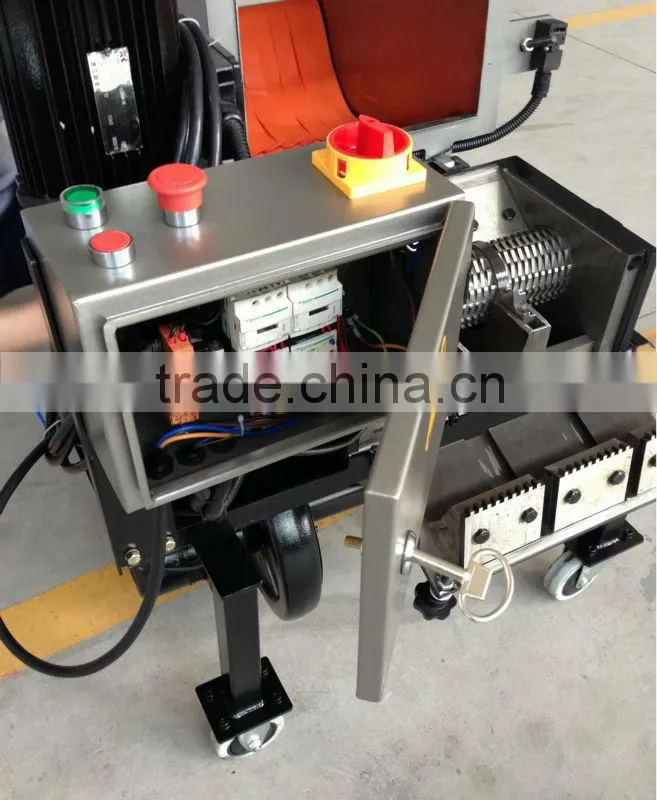 Slow speed Plastic on-line recycling granulator machinery