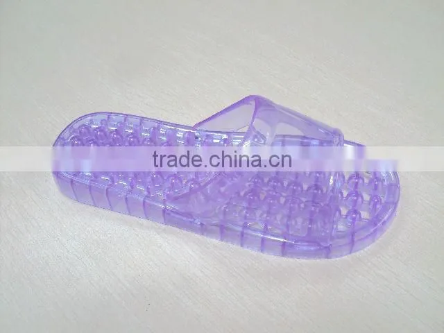 5Y-Y1303003 UNISEX PVC BATHROOM SLIPPERS WITH HOLE