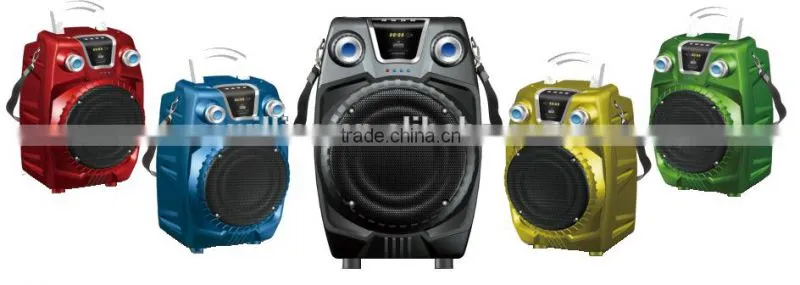 2016 willico mini Bluetooth battery Speaker with lcd display remort control