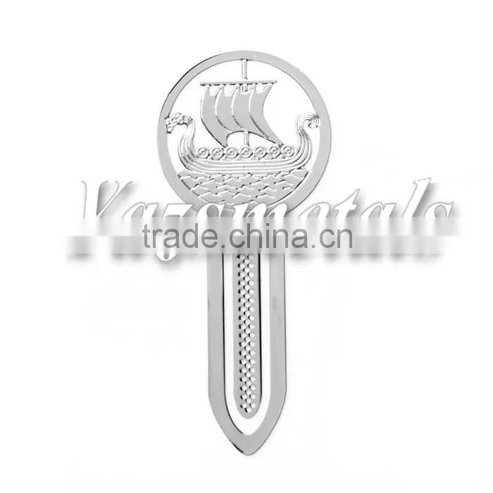 hollow gold Circular sector bookmark craft bookmark