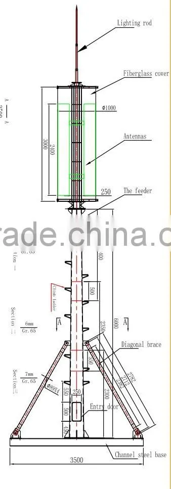 Telecom Towers / Special Solutions for Telecom Infrastructure/Roof Top Tower