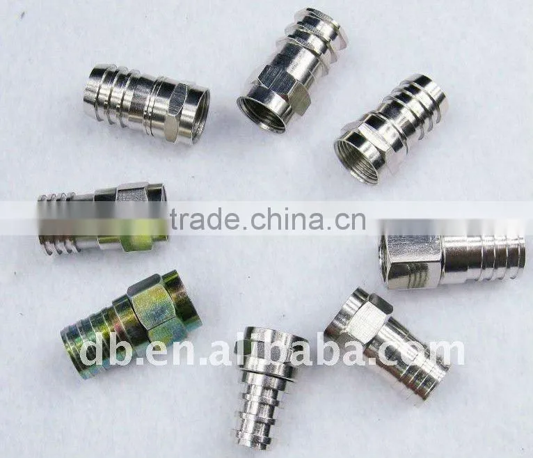RG6 RG59 Waterproof Cable Compression BNC Connector