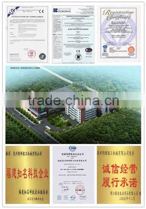 CE Certificate Automatic Panty Shield Machine