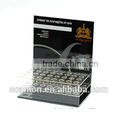 Man's e cigarette display stand e-cigarette display shelf/ rack