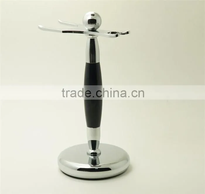High Quality Men Shaving Brush Razor Stand Professional Stainless Shaving Stand