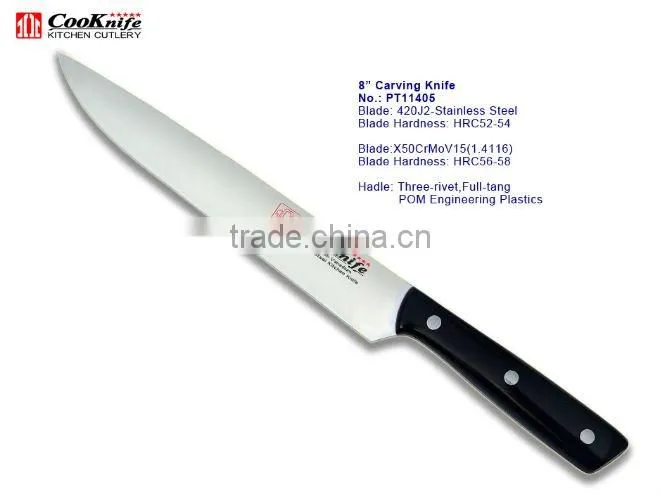 Plastic Handle 8.5 inch Food Carving knife