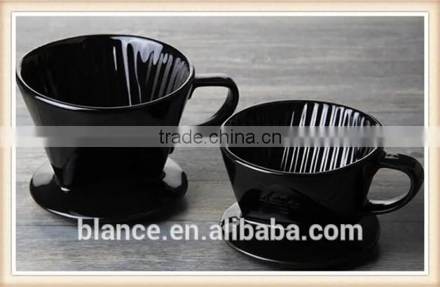 custom ceramic coffee dripper 3 hole design