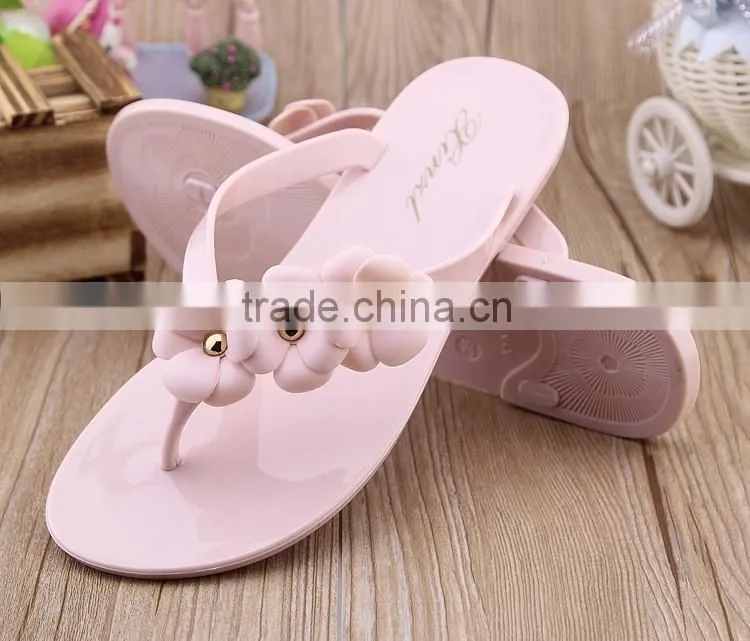 Hot Sale Flower Flip Flop, Lady Sandal, Dressing Shoes , Beach Slipper