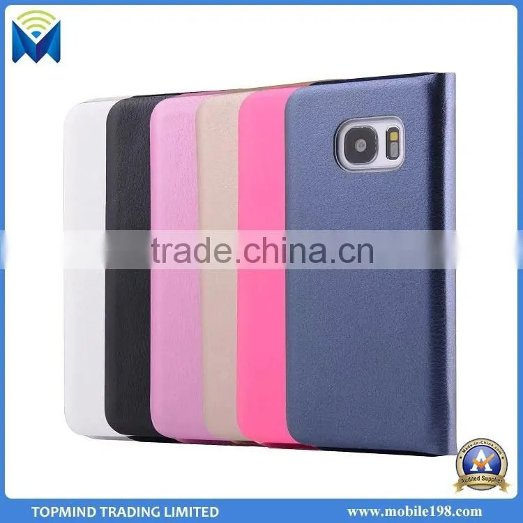 2016 New Premium Two Mobile Phones Leather Case for Samsung Galaxy S7