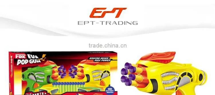 Double gun toy air soft safe toy gun for kids