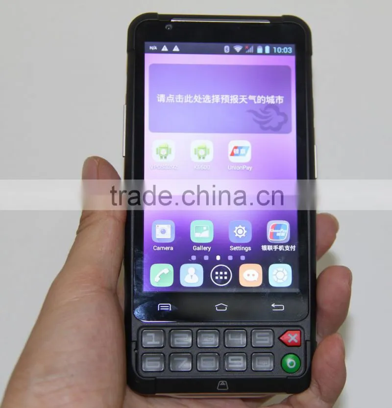 Android 4.2 RFID POS/ Payment POS Terminal with Barcode Scanner, 3G,WIFI,NFC