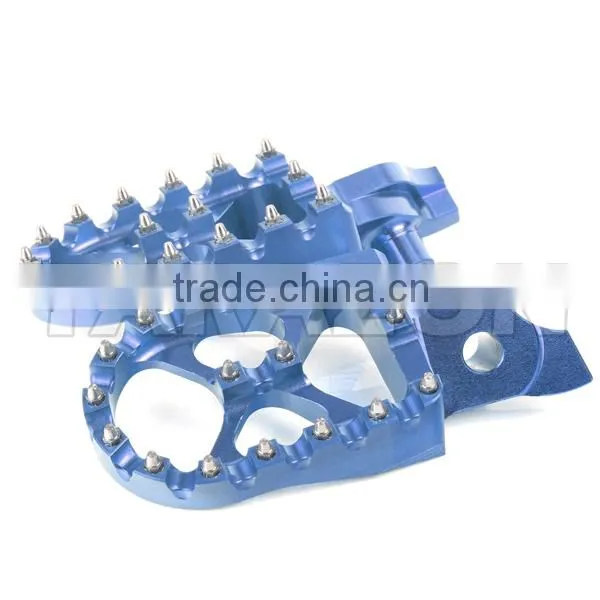 CNC billet motorcycle footrest for Kawasaki motocross dirt bikes