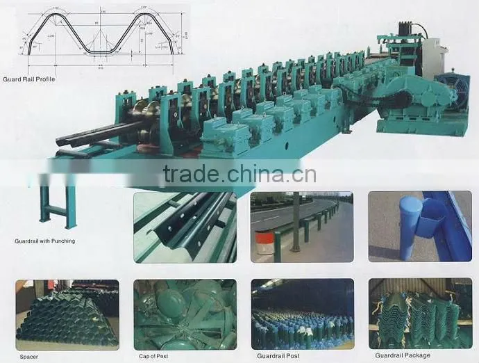 Expressway Guardrail Roll Forming Machine