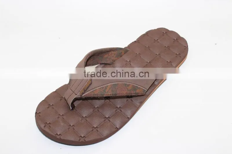 high quality mens flip flops,genuine leather sandal slipper