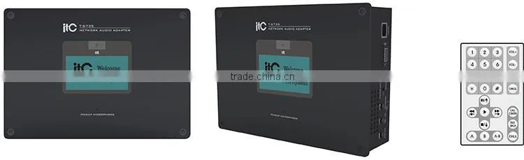 PA System IP LAN Network Audio IP Stereo Amplifier
