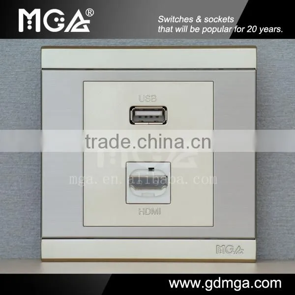 connect USB to TV & HDMI wall socket