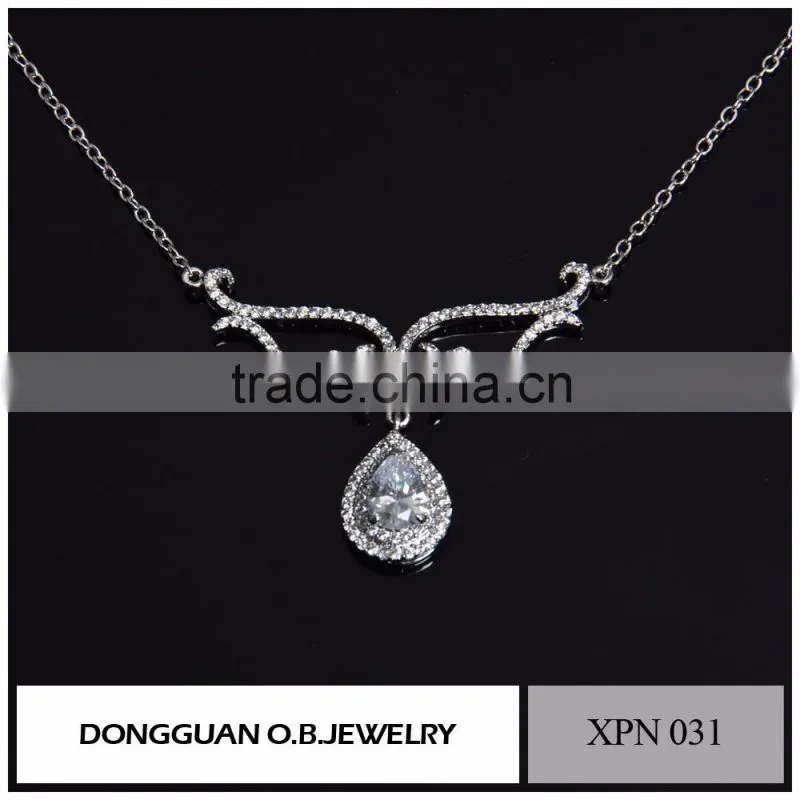 925 Sterling Silver Bird Shaped Charm Pendant Necklace Wholesale